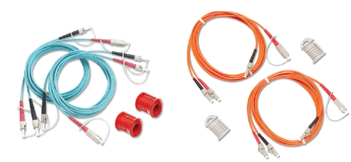 Комплекты эталонных тестовых шнуров с катушками-оправками: красными – для 50/125 мкм, серыми – для 62,5/125 мкм